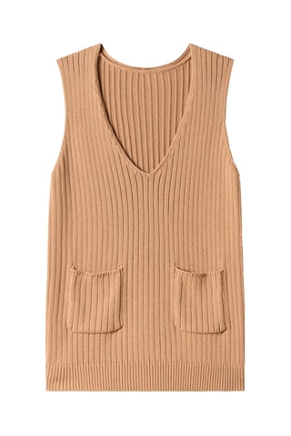 Pull sans manches Kauy - Beige