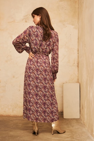 Robe longue Gaura - Violet