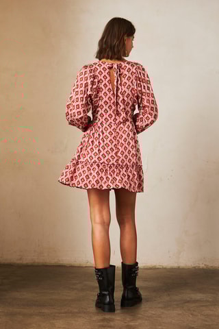 Robe patineuse Delphine - Rose