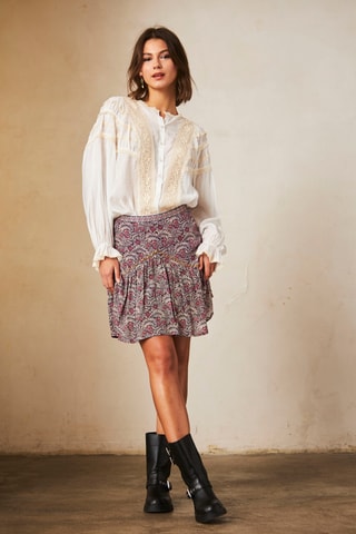 Jupe patineuse Isabela - Violet