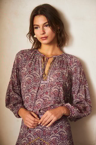 Blouse Nilay - Violet