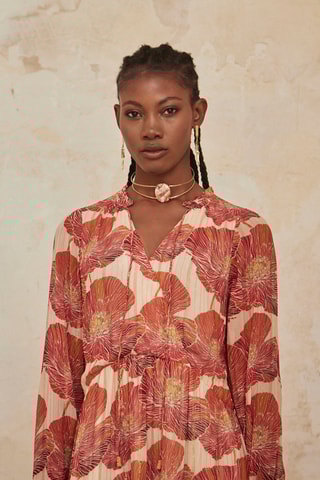 Robe longue Maldini - Beige