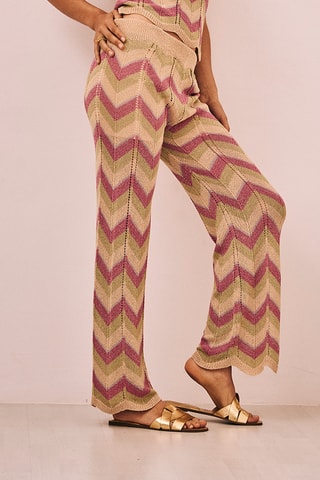 Pantaloni a vita alta Pune - Verde