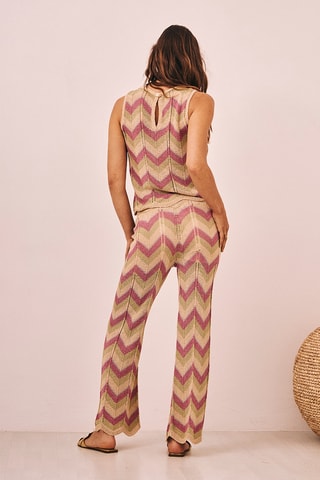 Pantaloni a vita alta Pune - Verde