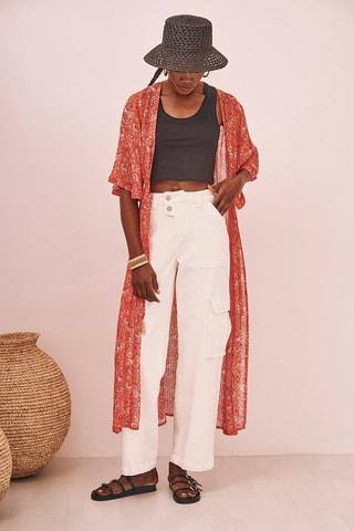 Crop top Basik - Nero