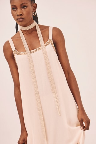 Abito lungo Bruma - Ecrù