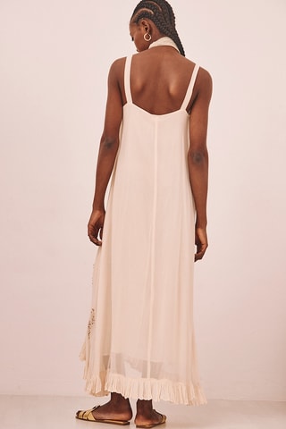 Abito lungo Bruma - Ecrù