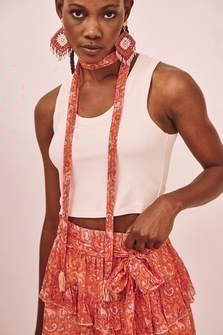 Crop top Basik - Ecrù