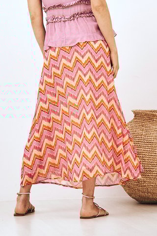 Jupe longue Hani - Fuchsia