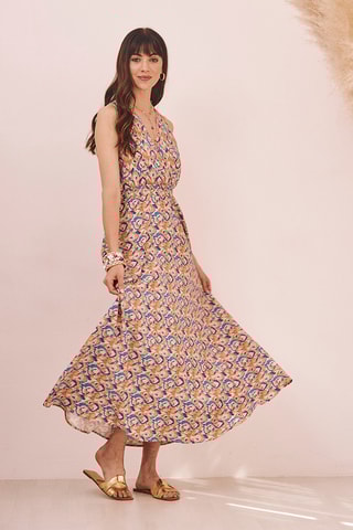 Abito lungo Wayla - Blu