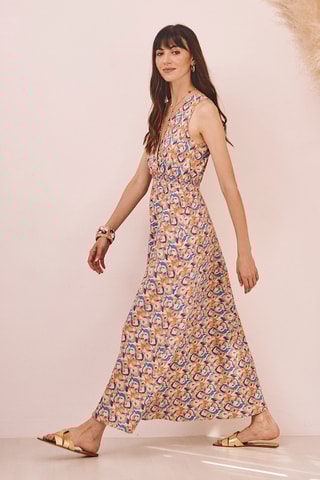 Abito lungo Wayla - Blu