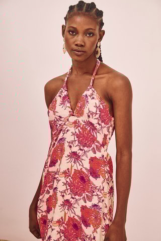 Abito lungo Shilpany - Fucsia