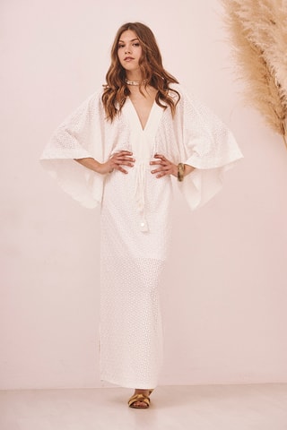 Abito lungo Bulan - Bianco