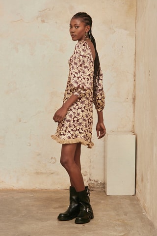 Robe patineuse Munna - Bordeaux