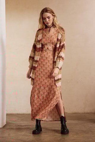 Robe longue Indrani - Rouge