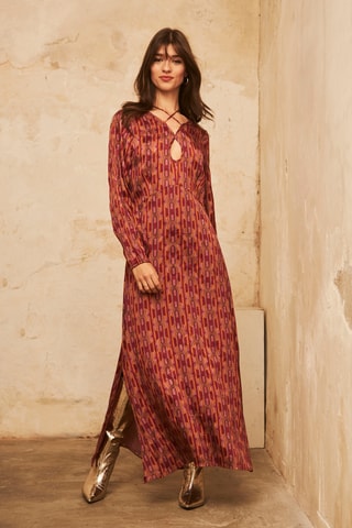 Robe longue Auguste - Rose