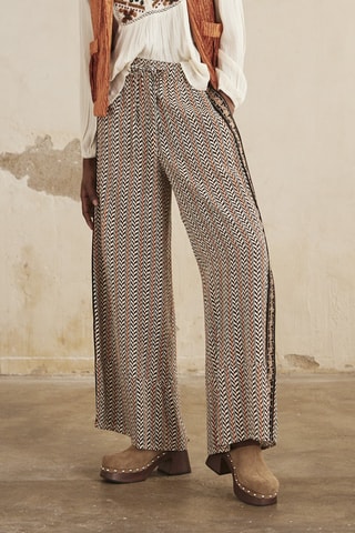 Pantalon taille haute Sade - Camel