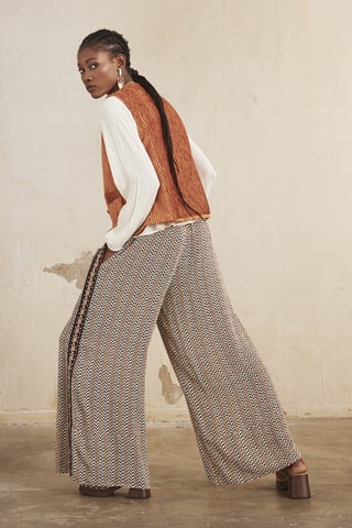 Pantalon taille haute Sade - Camel