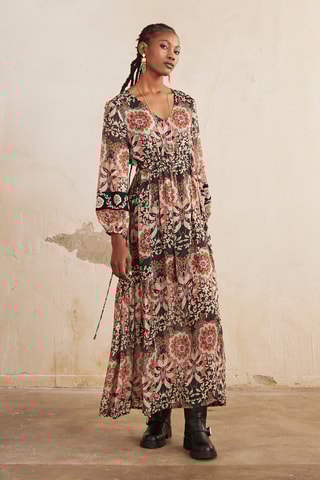 Robe longue Bel - Noir