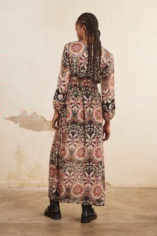 Robe longue Bel - Noir