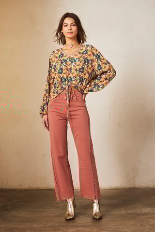 Blusa Somara - Rosso