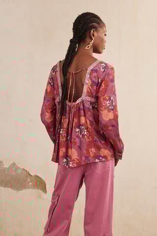 Blouse Alana - Rouge