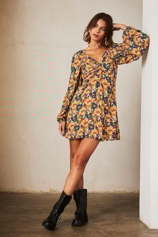 Robe trapèze Gita - Rouge