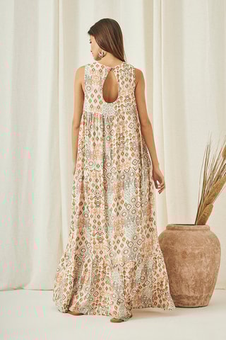 Abito lungo Shu - Beige