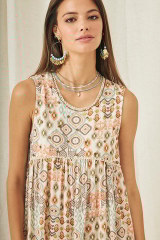 Abito lungo Shu - Beige