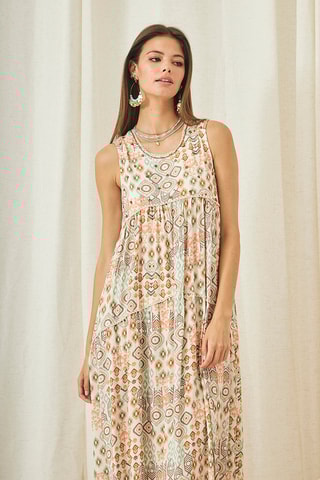 Abito lungo Shu - Beige