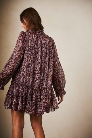 Robe volantée Sandy - Rouge