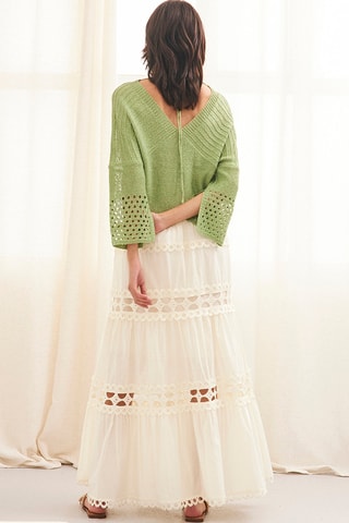 Jupe longue Sibila - Écru