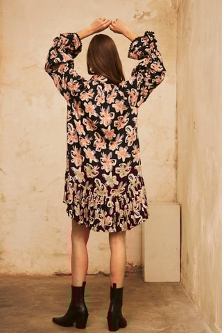 Robe chemise Rani - Noir