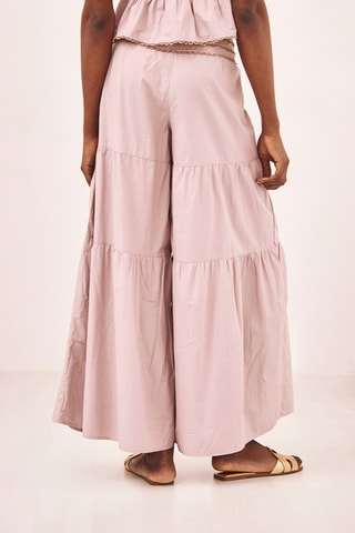 Pantaloni a vita alta Pataya - Viola