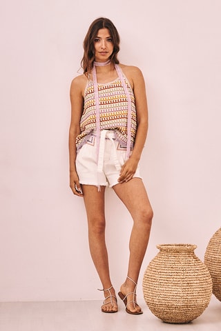 Shorts in jeans Darwi - Bianco