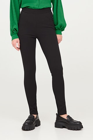 Pantaloni slim a vita alta Pumi - Nero