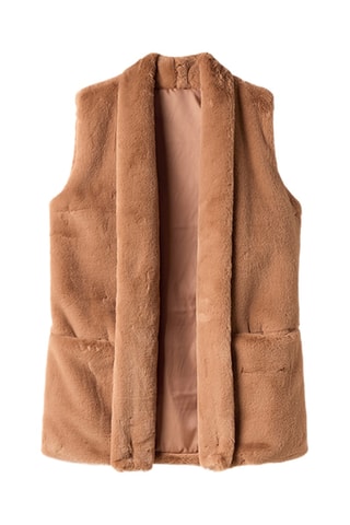 Cardigan lungo Pluvelt - Cammello