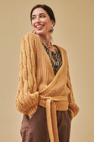 Gilet en laine TS.Amazilia - Beige