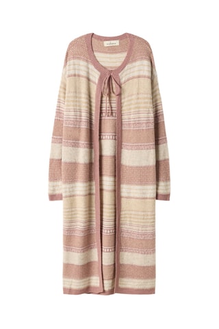 Cardigan lungo Soneva - Rosa