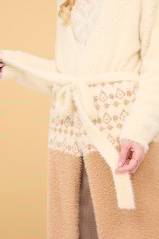 Cardigan lungo Olittia - Rosa