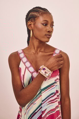 Abito lungo Dora - Verde