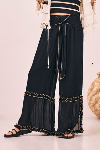 Pantalon Satiana - Noir