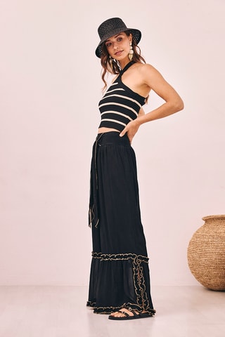 Pantalon Satiana - Noir