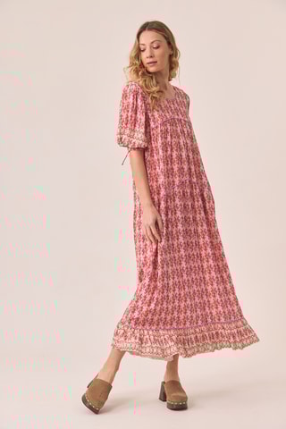 Abito midi Marsha - Rosa