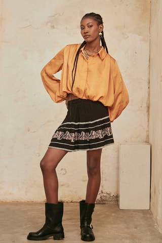 Chemisier Moztli - Orange clair