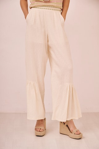Pantaloni Romin - Ecrù