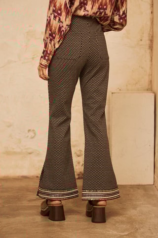 Pantaloni straight a vita alta Raptus - Nero