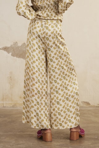 Pantalon palazzo Jaya - Vert