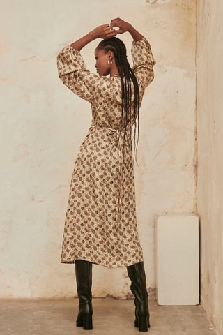 Robe midi Elika - Vert