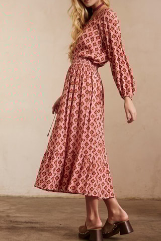 Jupe midi Faustina - Rose